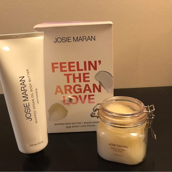 Josie Maran Argan Body Butter and Sugar Scrub Set - Picture 1 of 6